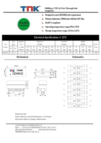  Datasheet Preview Page 1