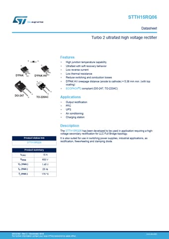 Datasheet Preview Page 1