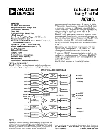  Datasheet Preview Page 1