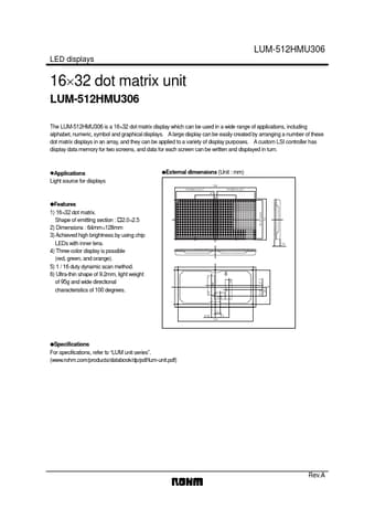  Datasheet Preview Page 1