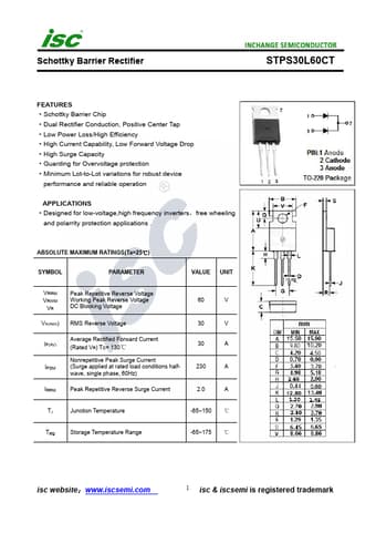  Datasheet Preview Page 1
