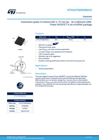  Datasheet Preview Page 1