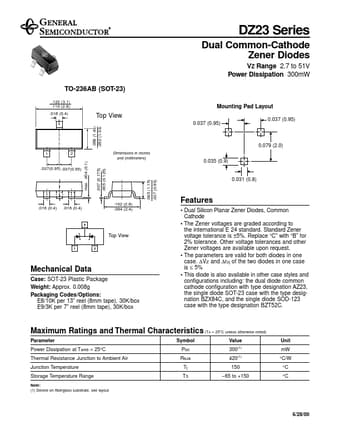  Datasheet Preview Page 1