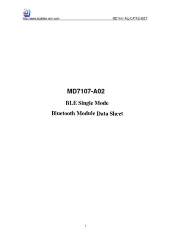  Datasheet Preview Page 1