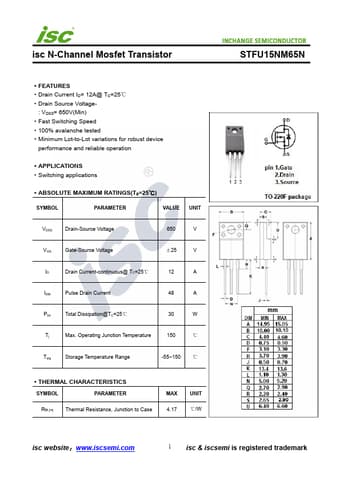  Datasheet Preview Page 1