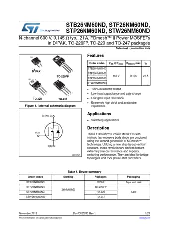  Datasheet Preview Page 1