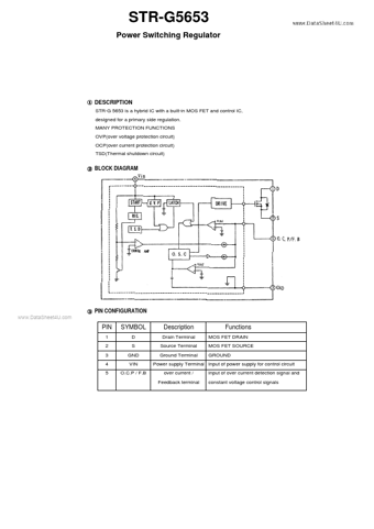  Datasheet Preview Page 1
