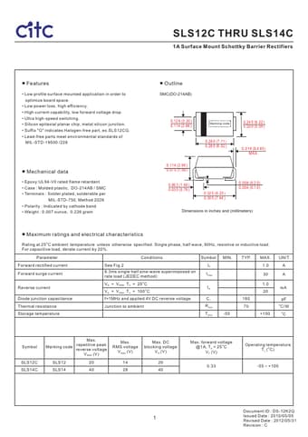  Datasheet Preview Page 1
