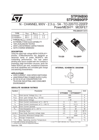  Datasheet Preview Page 1