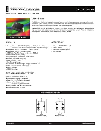  Datasheet Preview Page 1