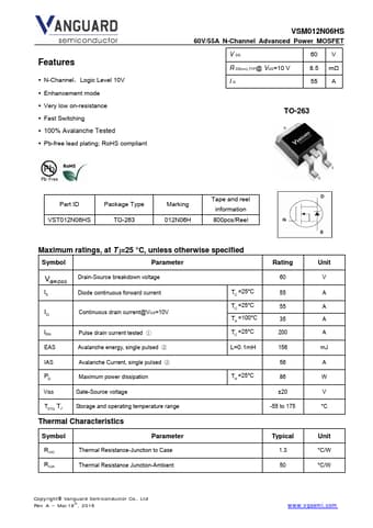  Datasheet Preview Page 1