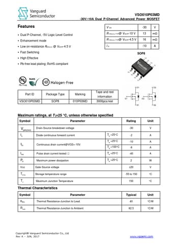  Datasheet Preview Page 1