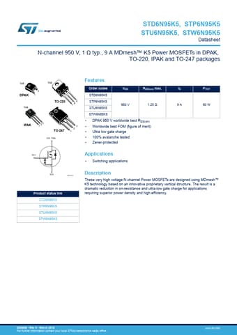  Datasheet Preview Page 1