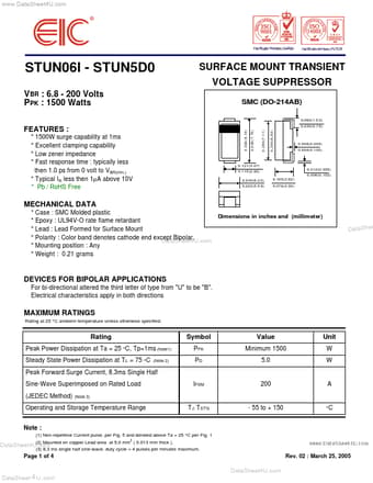  Datasheet Preview Page 1