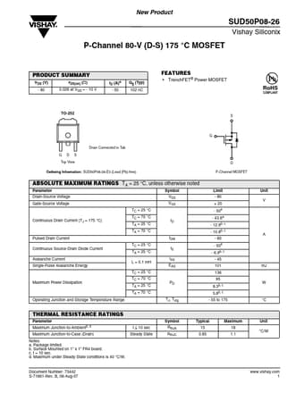  Datasheet Preview Page 1