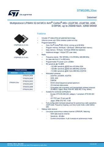  Datasheet Preview Page 1