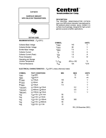  Datasheet Preview Page 1