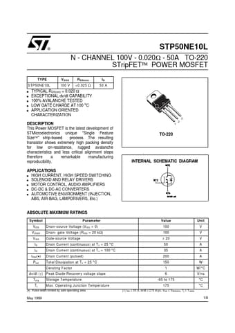  Datasheet Preview Page 1