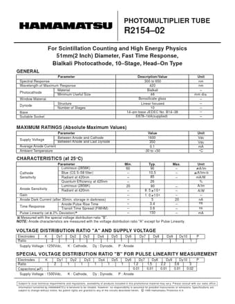  Datasheet Preview Page 1