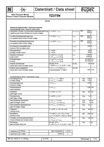  Datasheet Preview Page 1