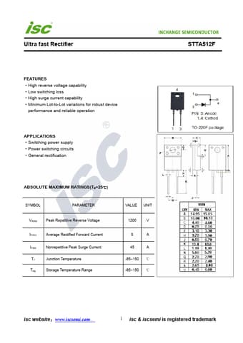  Datasheet Preview Page 1
