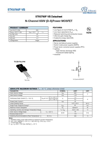  Datasheet Preview Page 1