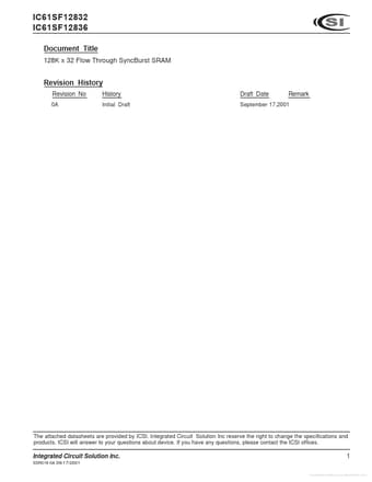  Datasheet Preview Page 1