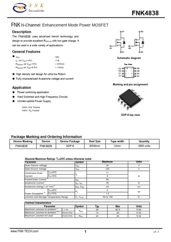  Datasheet Preview Page 1