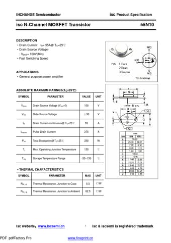  Datasheet Preview Page 1