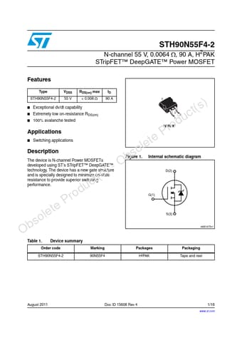  Datasheet Preview Page 1