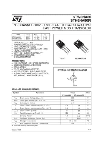  Datasheet Preview Page 1