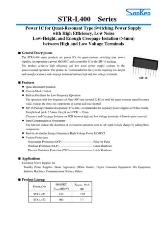  Datasheet Preview Page 1