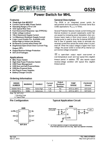  Datasheet Preview Page 1