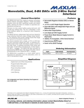  Datasheet Preview Page 1