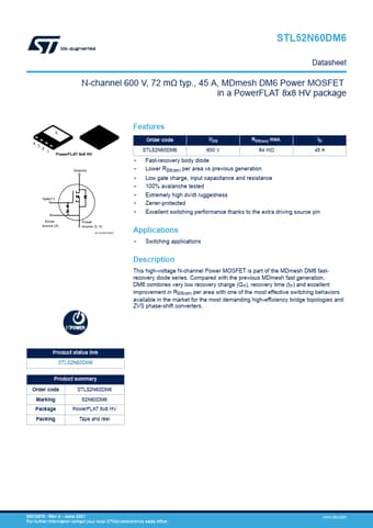  Datasheet Preview Page 1