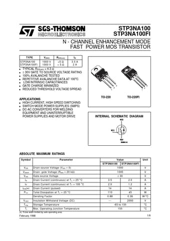  Datasheet Preview Page 1