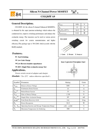  Datasheet Preview Page 1