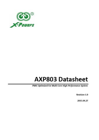  Datasheet Preview Page 1