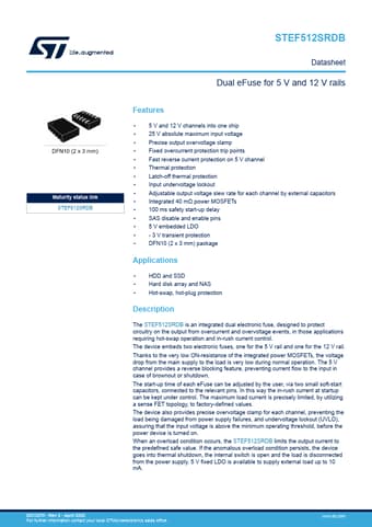  Datasheet Preview Page 1