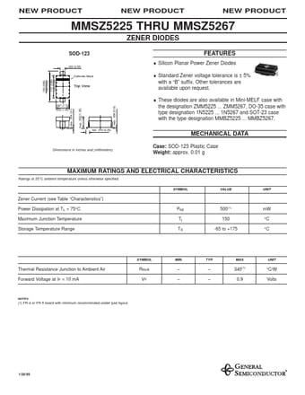  Datasheet Preview Page 1