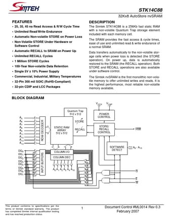  Datasheet Preview Page 1