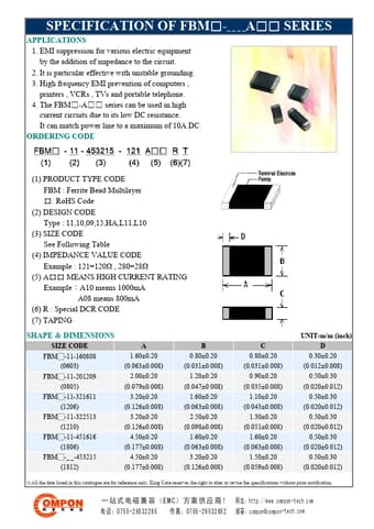  Datasheet Preview Page 1