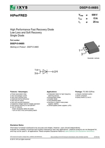  Datasheet Preview Page 1