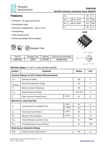  Datasheet Preview Page 1