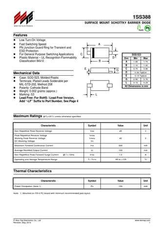  Datasheet Preview Page 1
