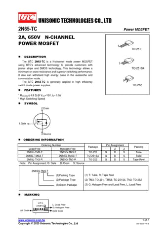  Datasheet Preview Page 1