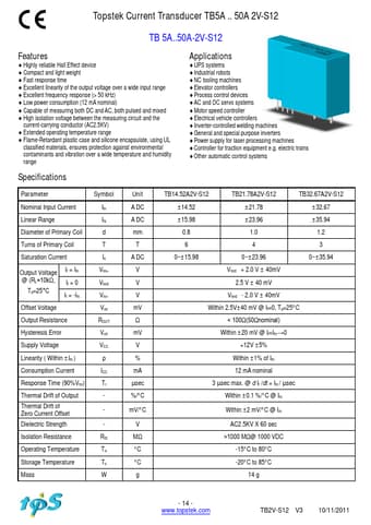  Datasheet Preview Page 1