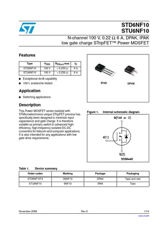  Datasheet Preview Page 1