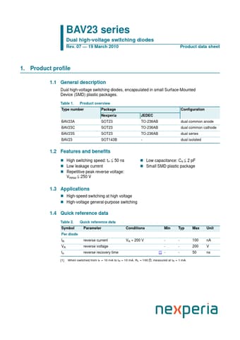  Datasheet Preview Page 1