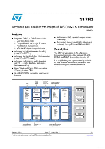  Datasheet Preview Page 1